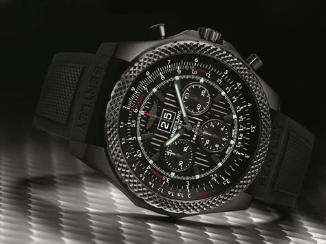 breitling unveils bentley 6.75 midnight carbon|Breitling a44362 Bentley motors.